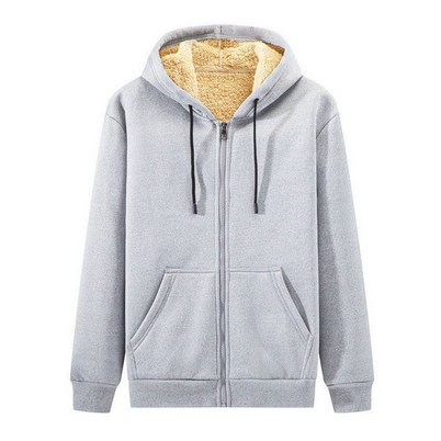 Giacca felpata con cappuccio per uomo