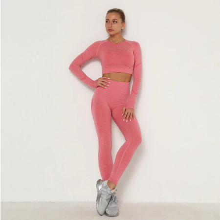 Set sportivo da donna senza cuciture per palestra - Loweconomy