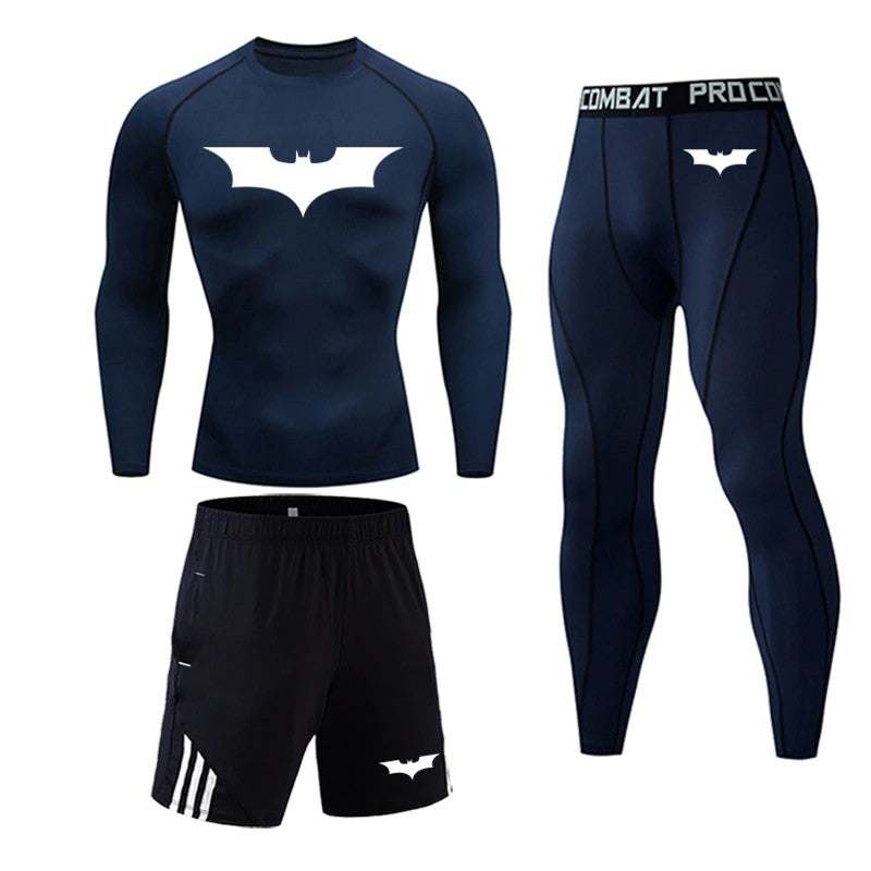 Tuta fitness uomo elasticizzata e traspirante