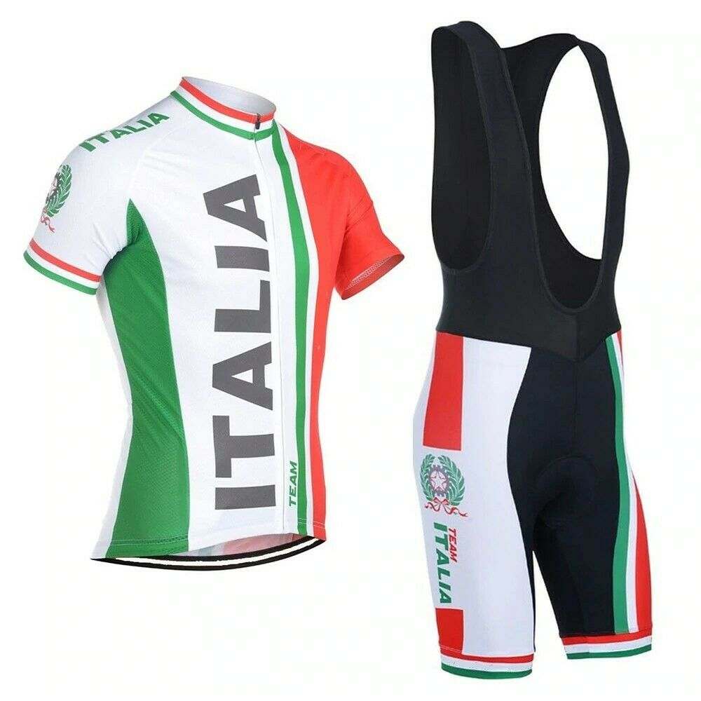 Completino ciclismo uomo Italia estivo traspirante