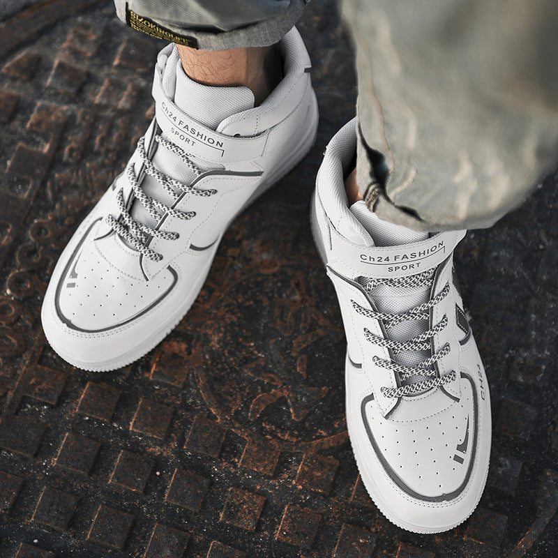 Scarpe uomo sportive con velcro comode e leggere