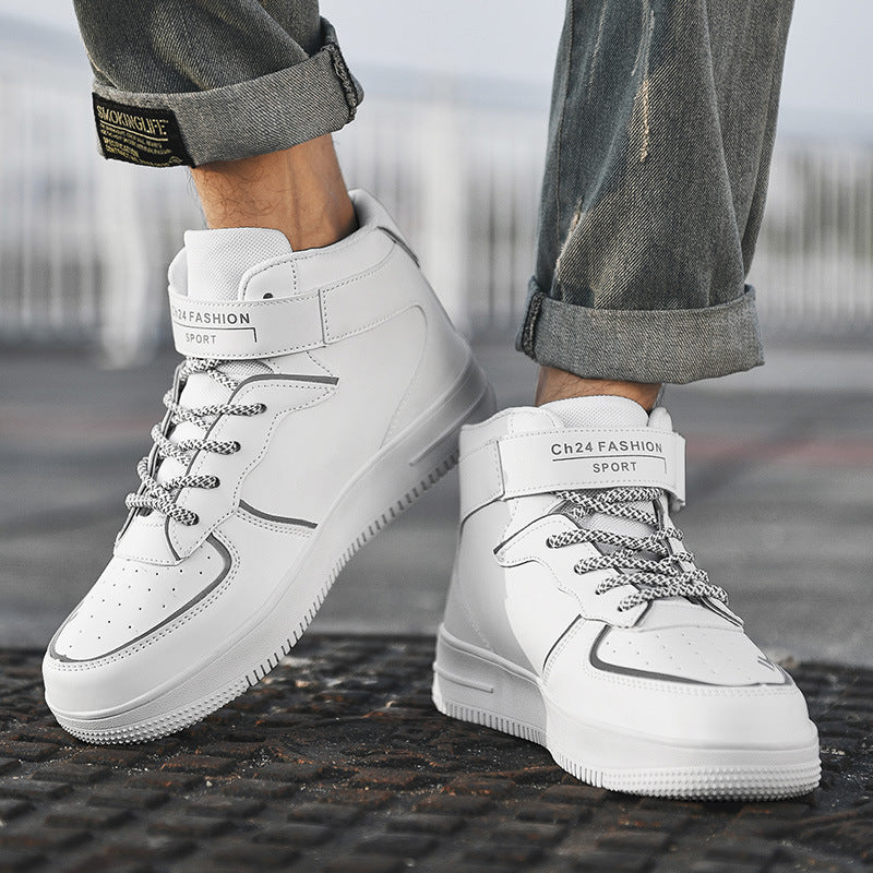 Scarpe uomo sportive con velcro comode e leggere