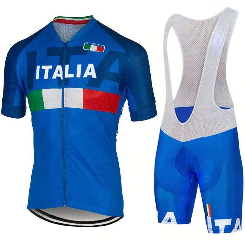 Completino ciclismo uomo Italia estivo traspirante