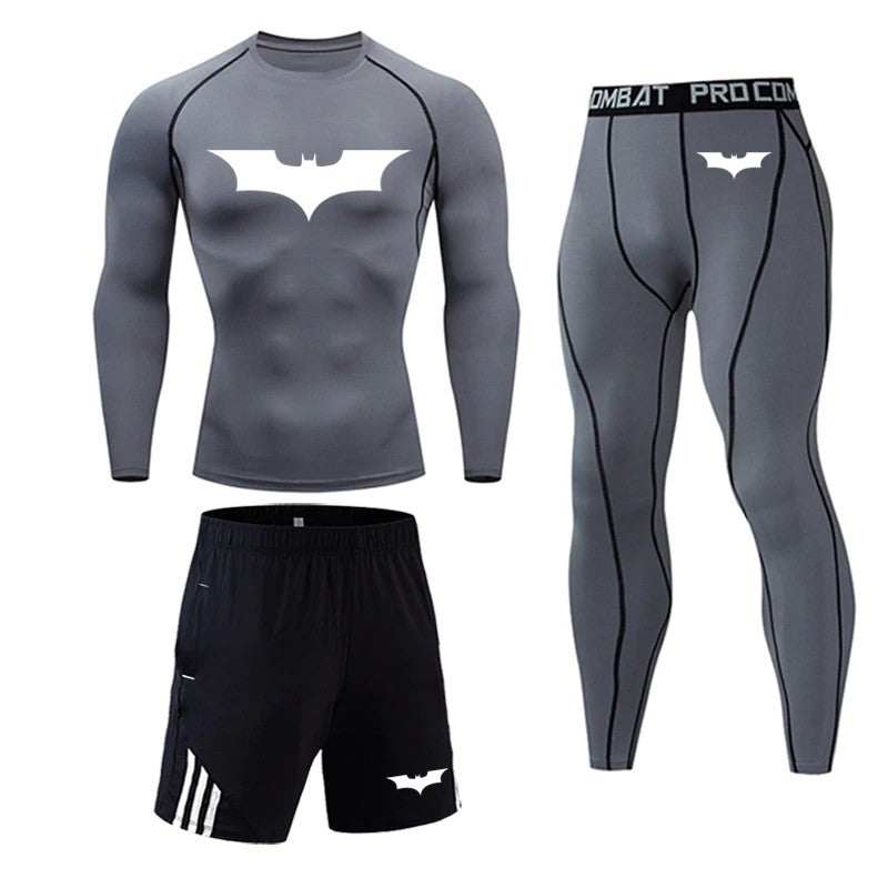 Tuta fitness uomo elasticizzata e traspirante
