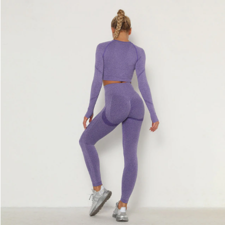 Set sportivo da donna senza cuciture per palestra - Loweconomy