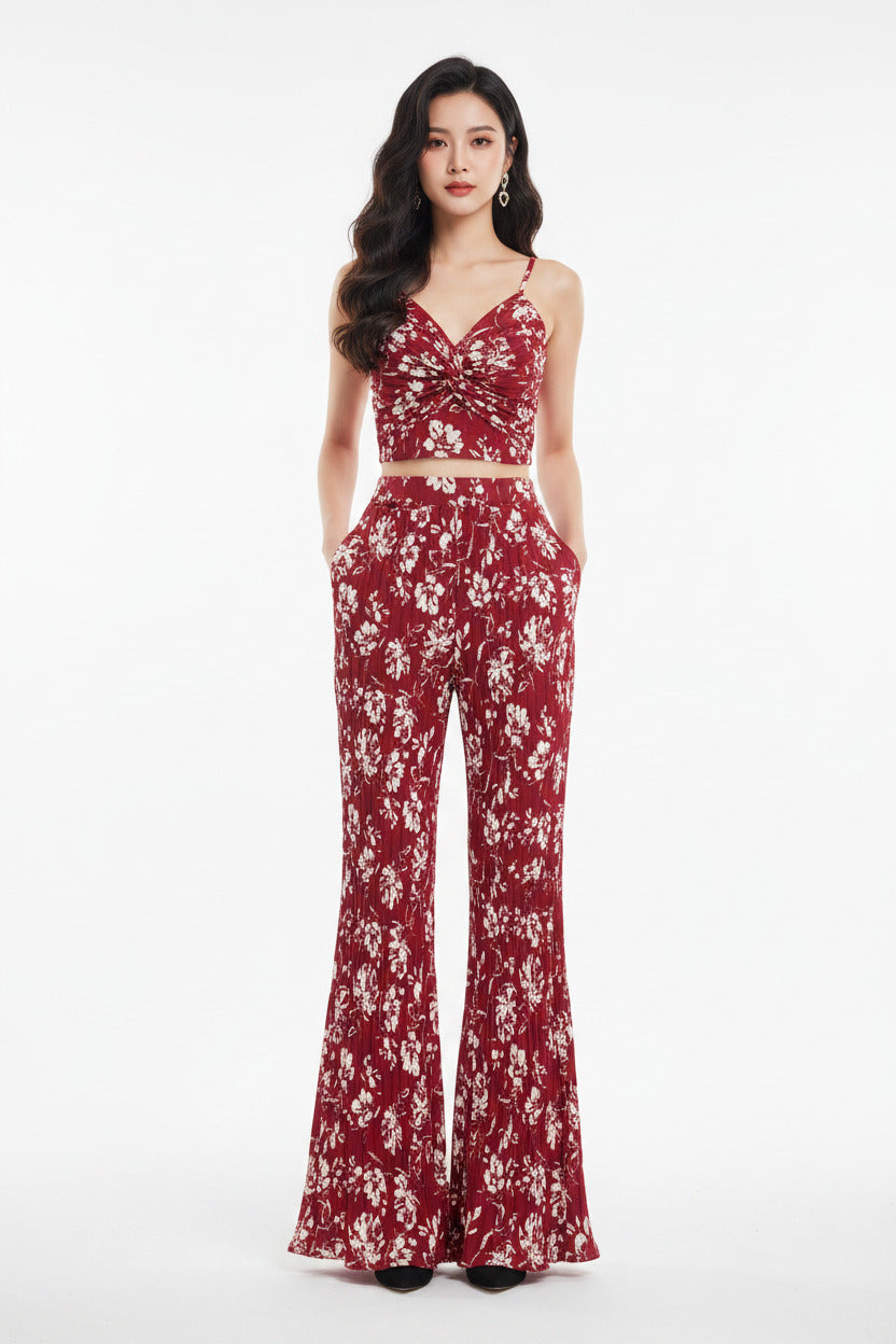 abito  economico due pezzi donna elegante con scollo a v