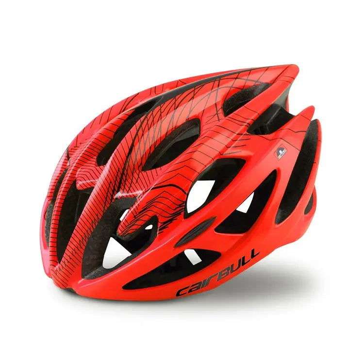 casco bici regolabile leggero per uomo e donna colore arancione