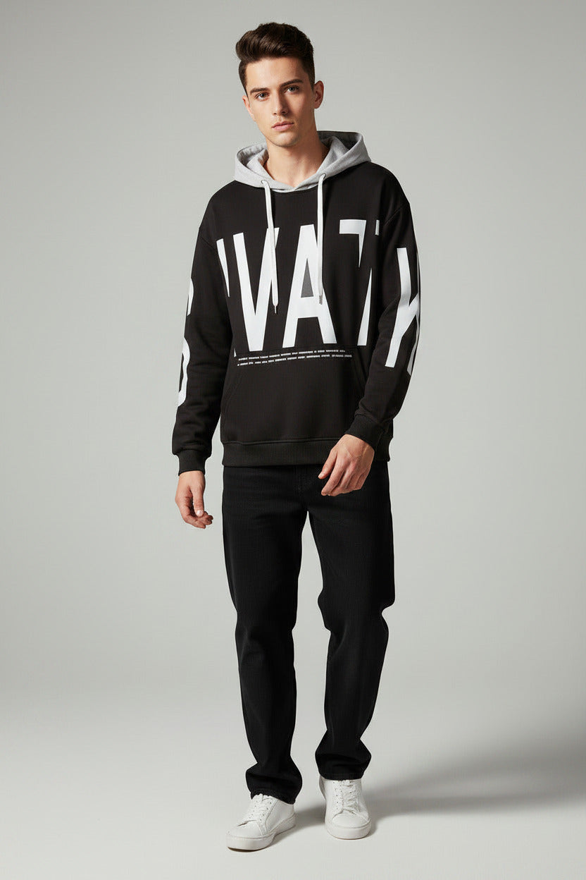 Felpa per uomo con cappuccio oversize con spedizione gratuita