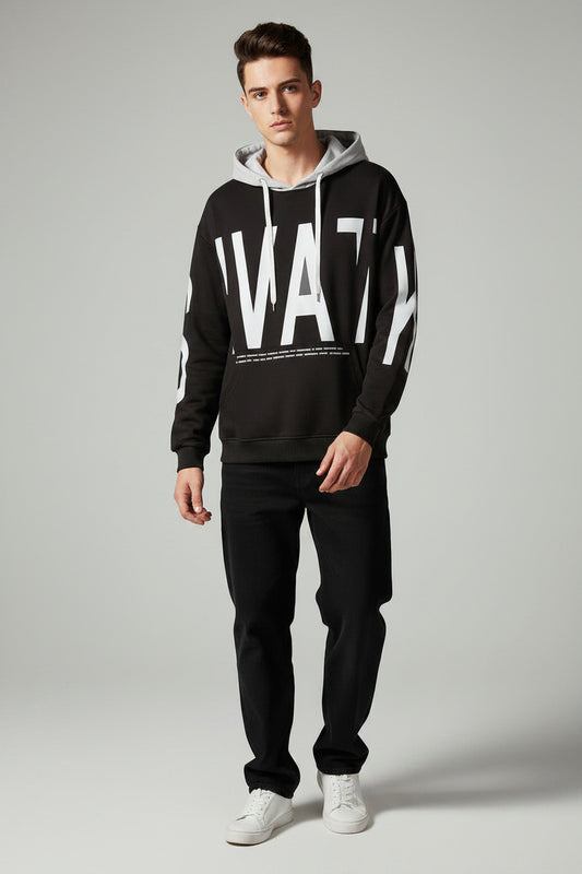 Felpa per uomo con cappuccio oversize con spedizione gratuita