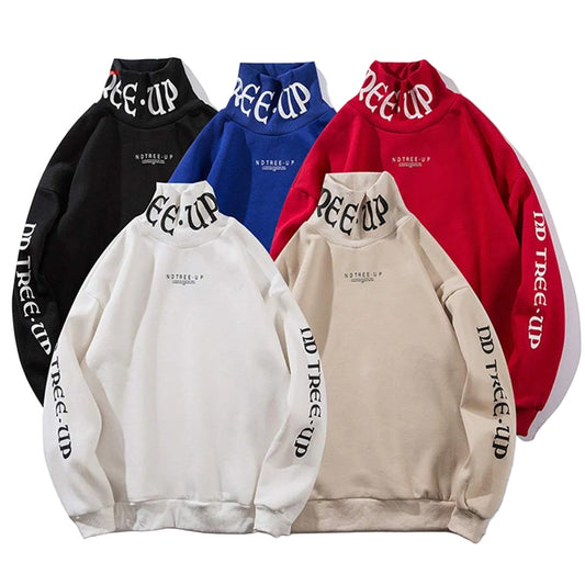 Felpa invernale uomo streetwear calda