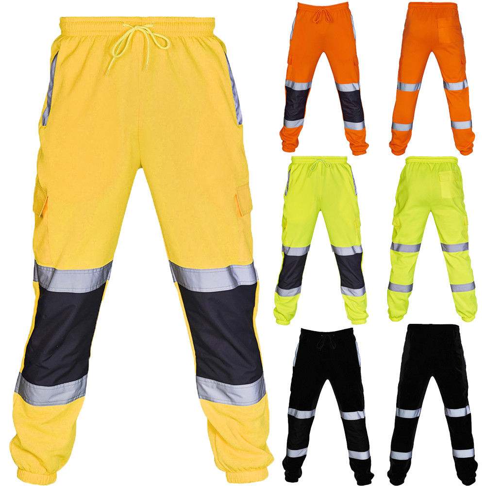 Pantaloni da lavoro catarifrangenti multi tasche unisex