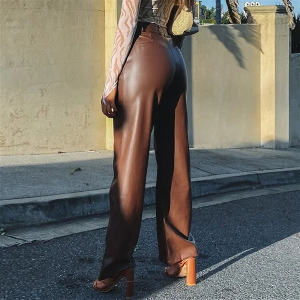 Pantaloni in pelle donna – foderati autunno e inverno LowEconomy
