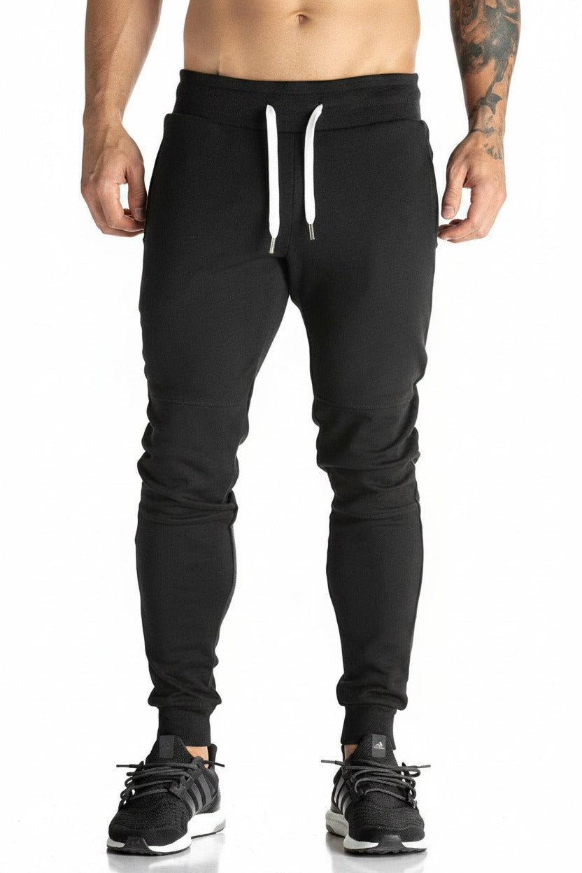 Pantaloni uomo sportivi con elastico restrigente sulla vita
