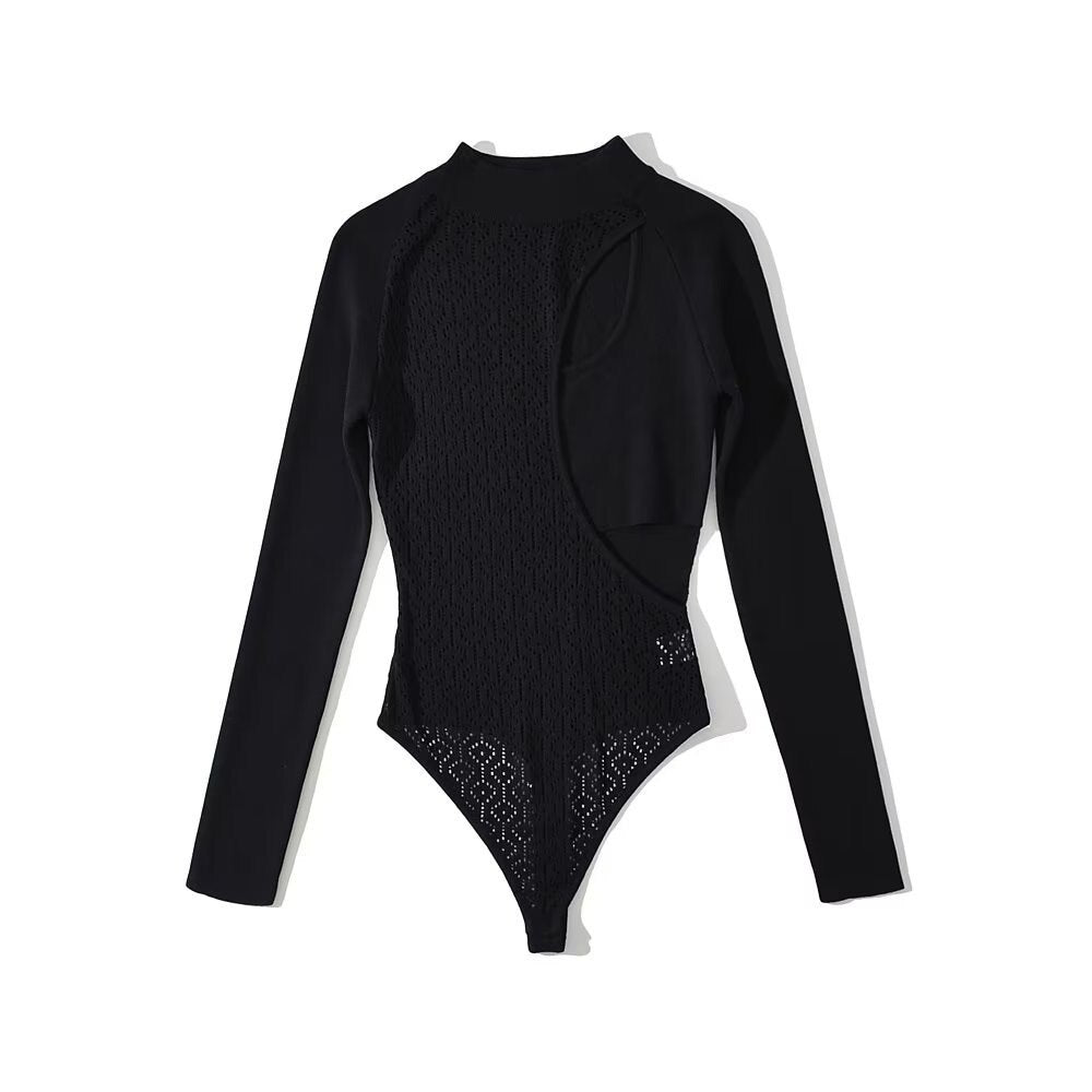 Pullover lavorato a maglia da donna colore nero, elegante e comodo