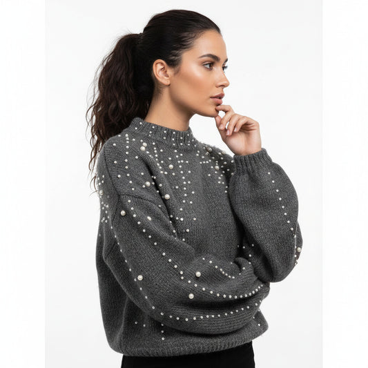 Maglione morbido per donna, economico oversize