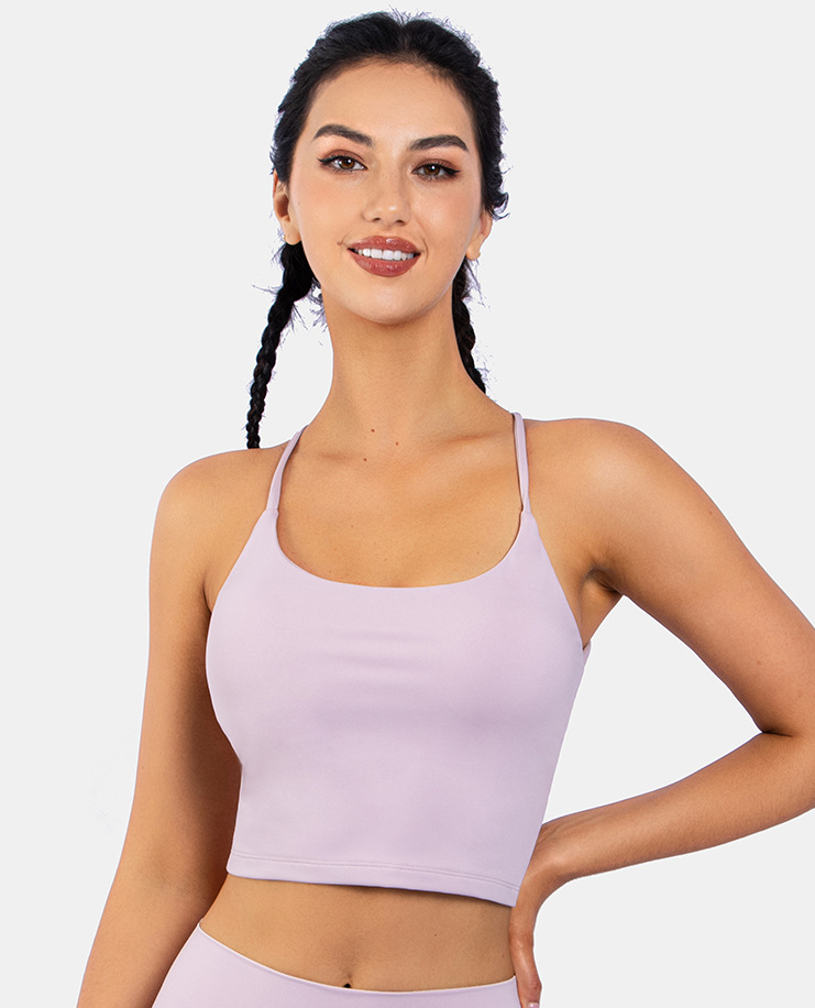 Reggiseno sportivo fitness yoga – supporto medio, traspirante Loweconomy