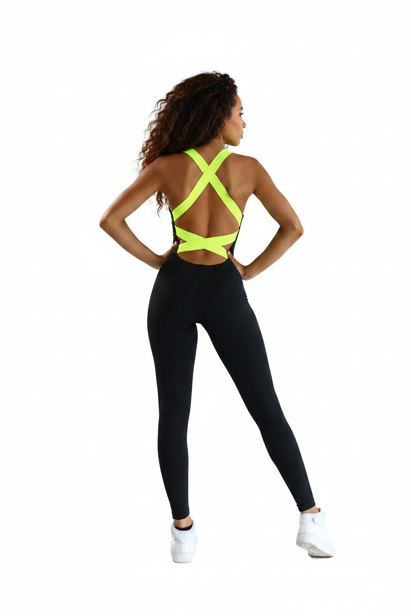 Tuta sportiva donna unico pezzo economica, elastica, intera